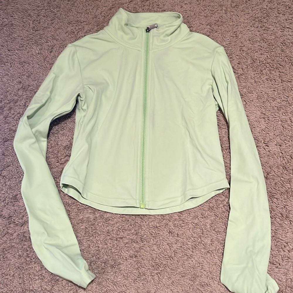 Balance Athletica Light Green Zip-Up Hoodie